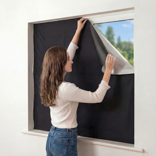 Blackout Blinds –  No-Drill Window Light Blocker